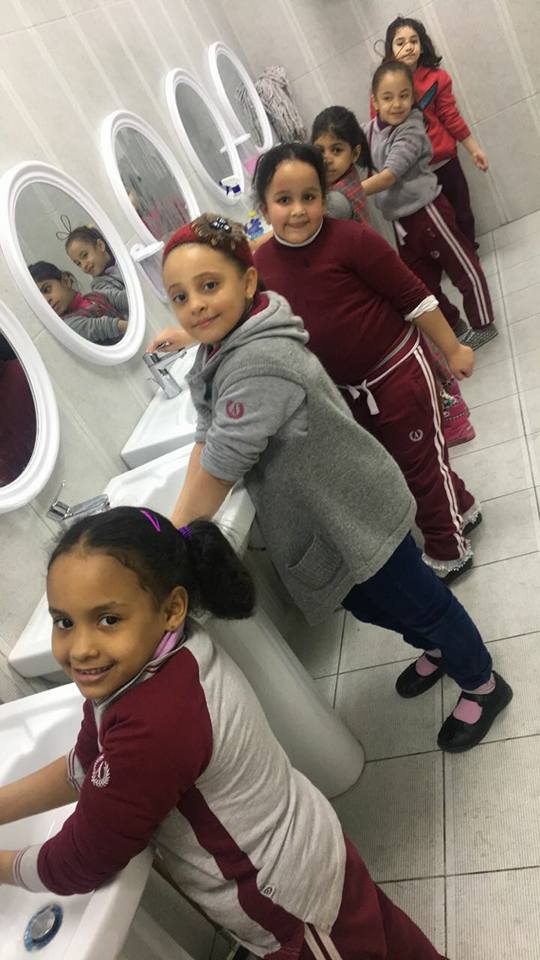  نشاط  للصف الأول الابتدائي في درس الفقه و الوضوء